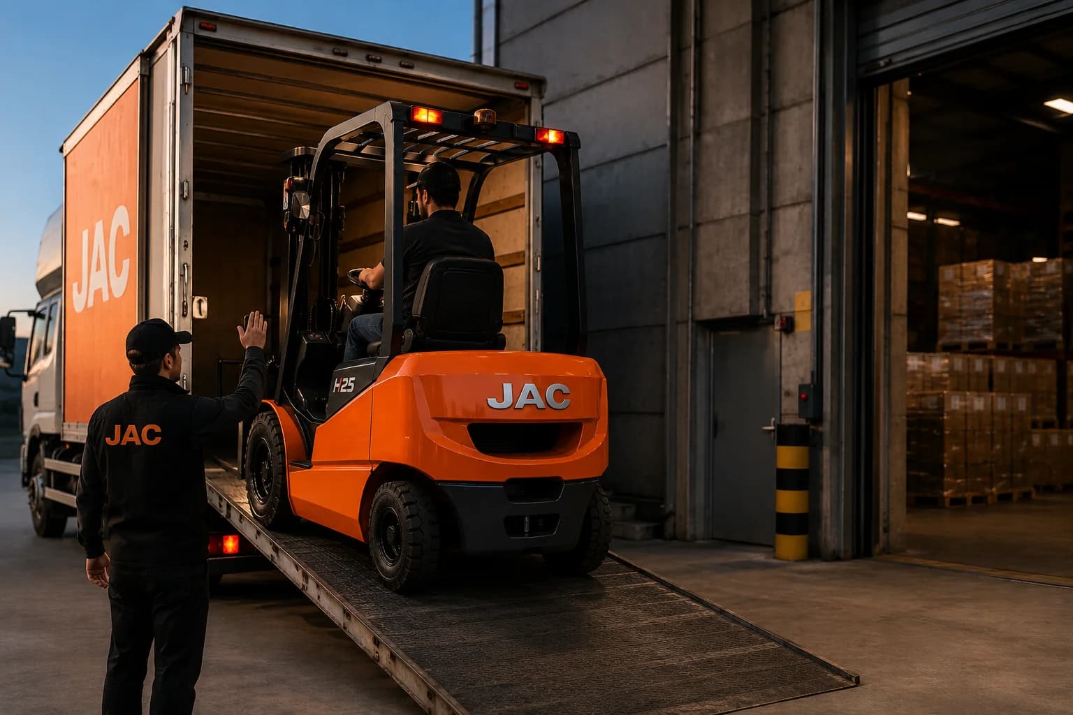 Renta de montacargas JAC